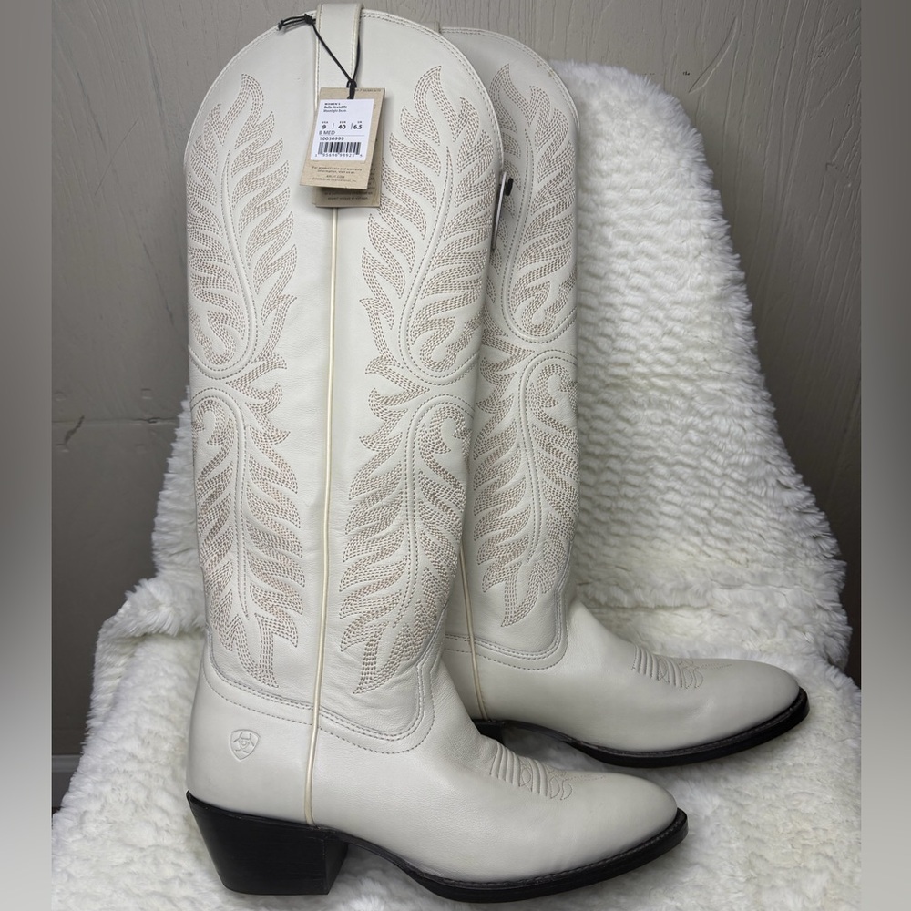 Ariat Heritage R Toe Tall Stretchfit Western Boots - Picture 2 of 14
